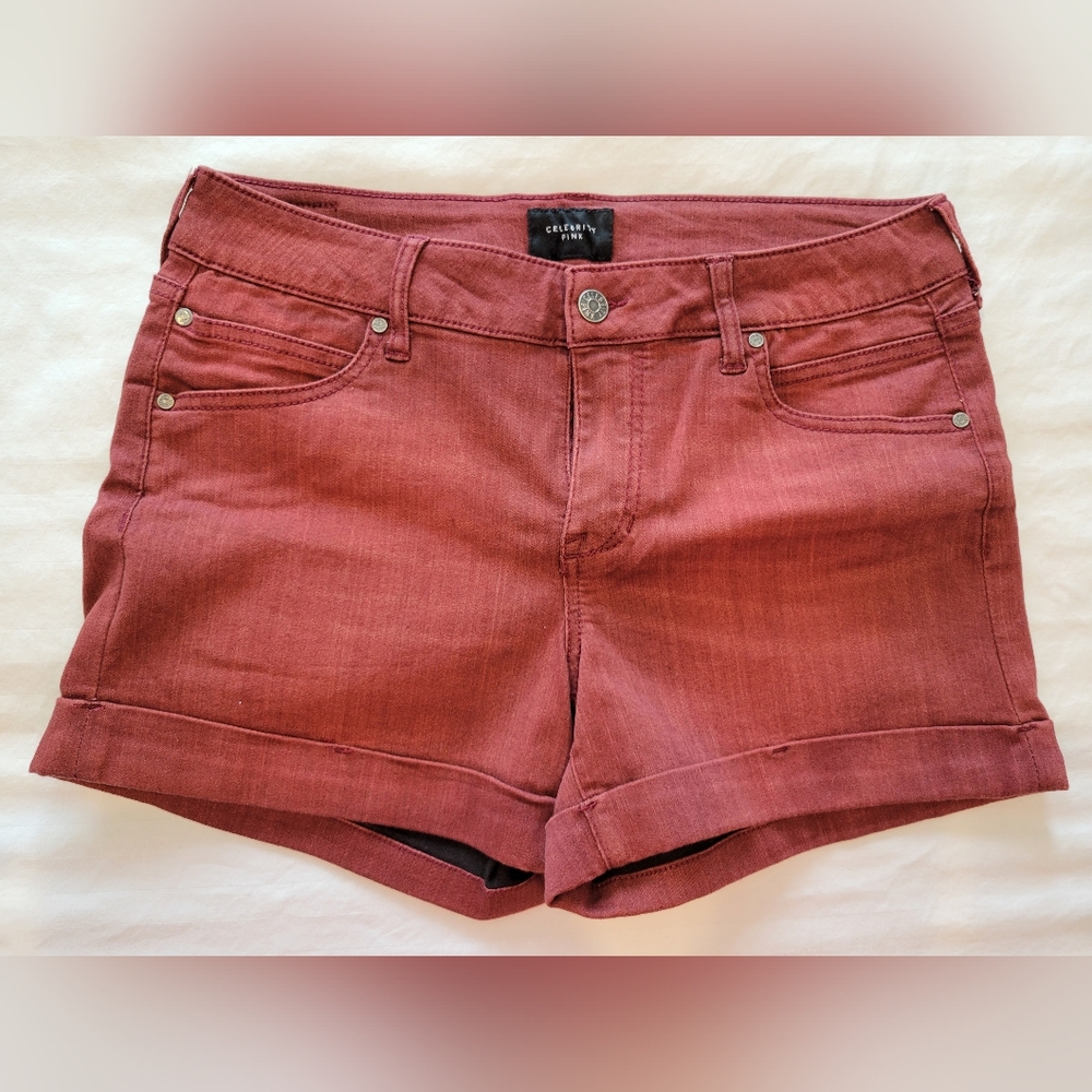 Celebrity Pink Shorts, Rust Colored, Size 11/30
